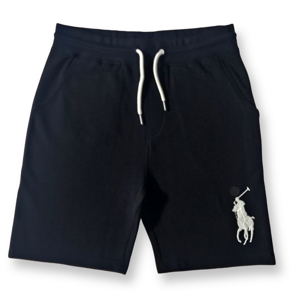 Terry Cotton Black Shorts