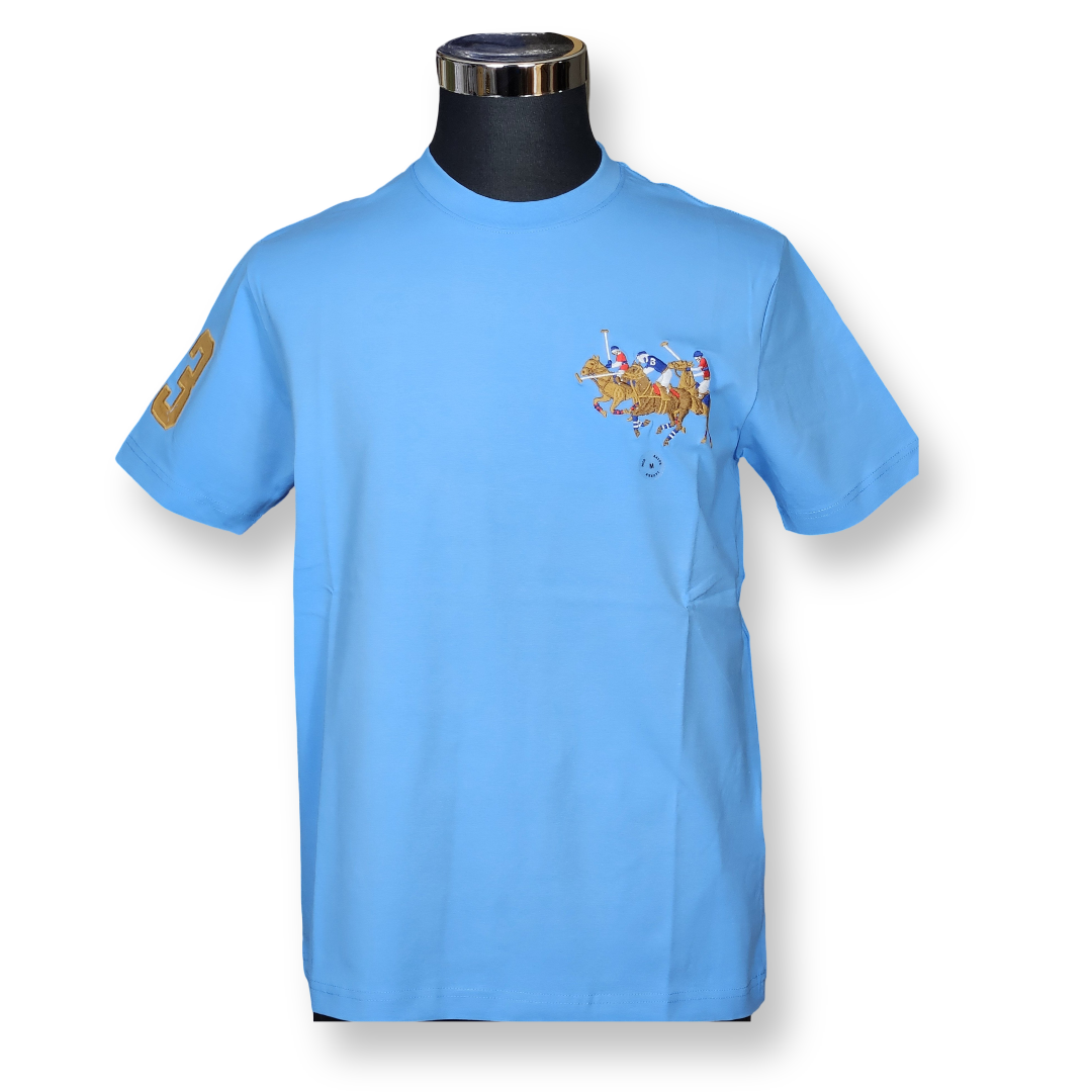 Three Horse Round Neck Tshirt