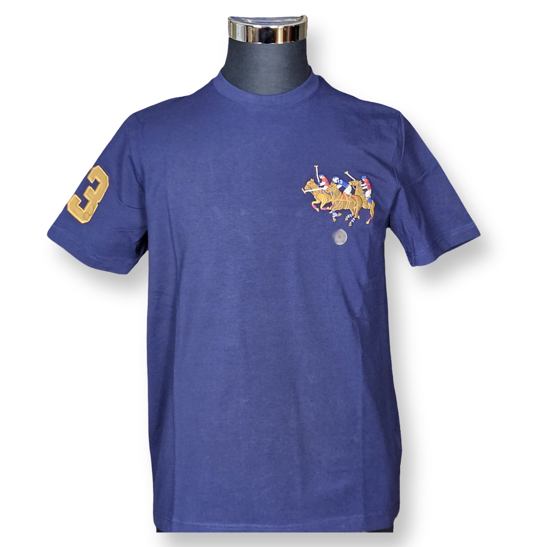 Three Horse Round Neck Tshirt